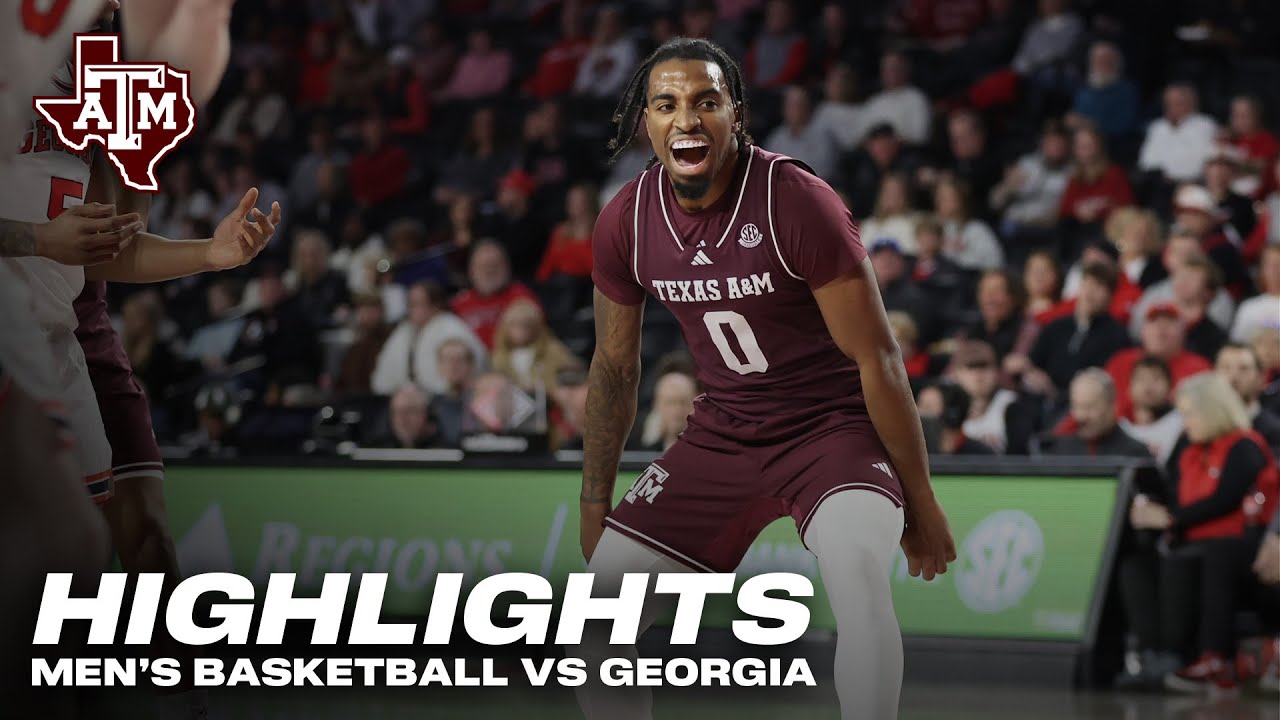 Highlights: Texas A&M 92, Georgia 77