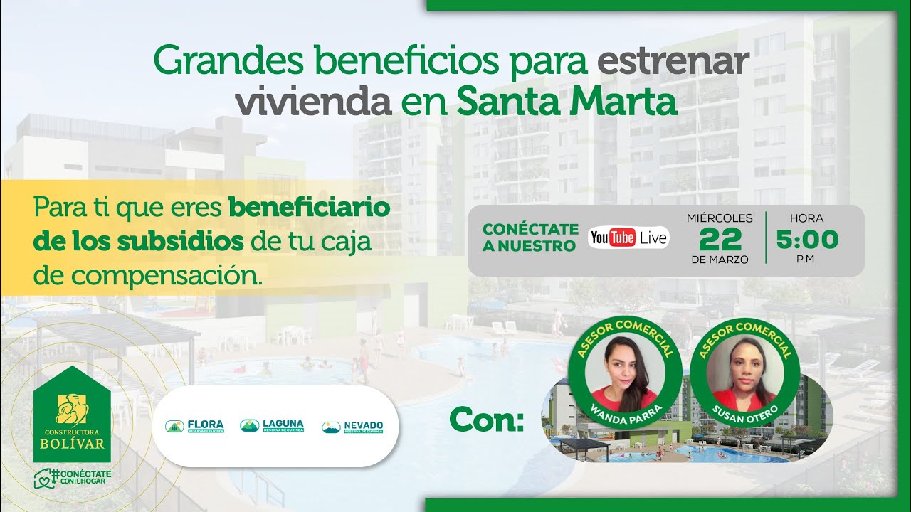 Grandes beneficios para estrenar vivienda en Santa Marta