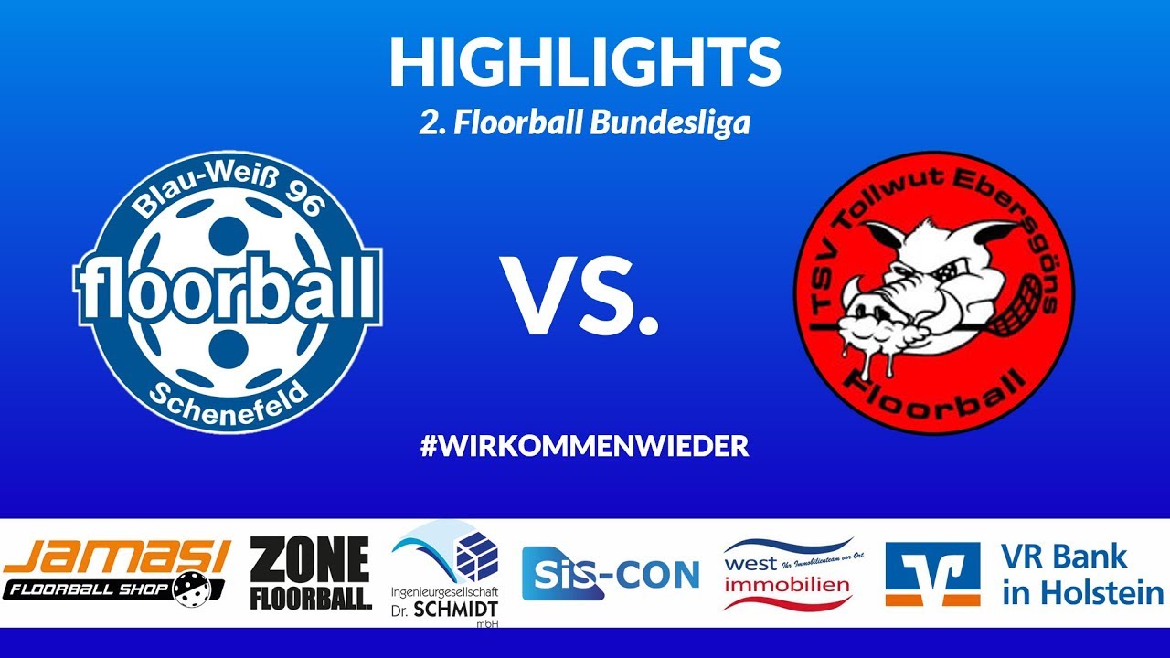 Floorball Highlights: Blau-Weiß 96 vs. Tollwut Ebersgöns | 2. FBL N/W, Saison 2019/20