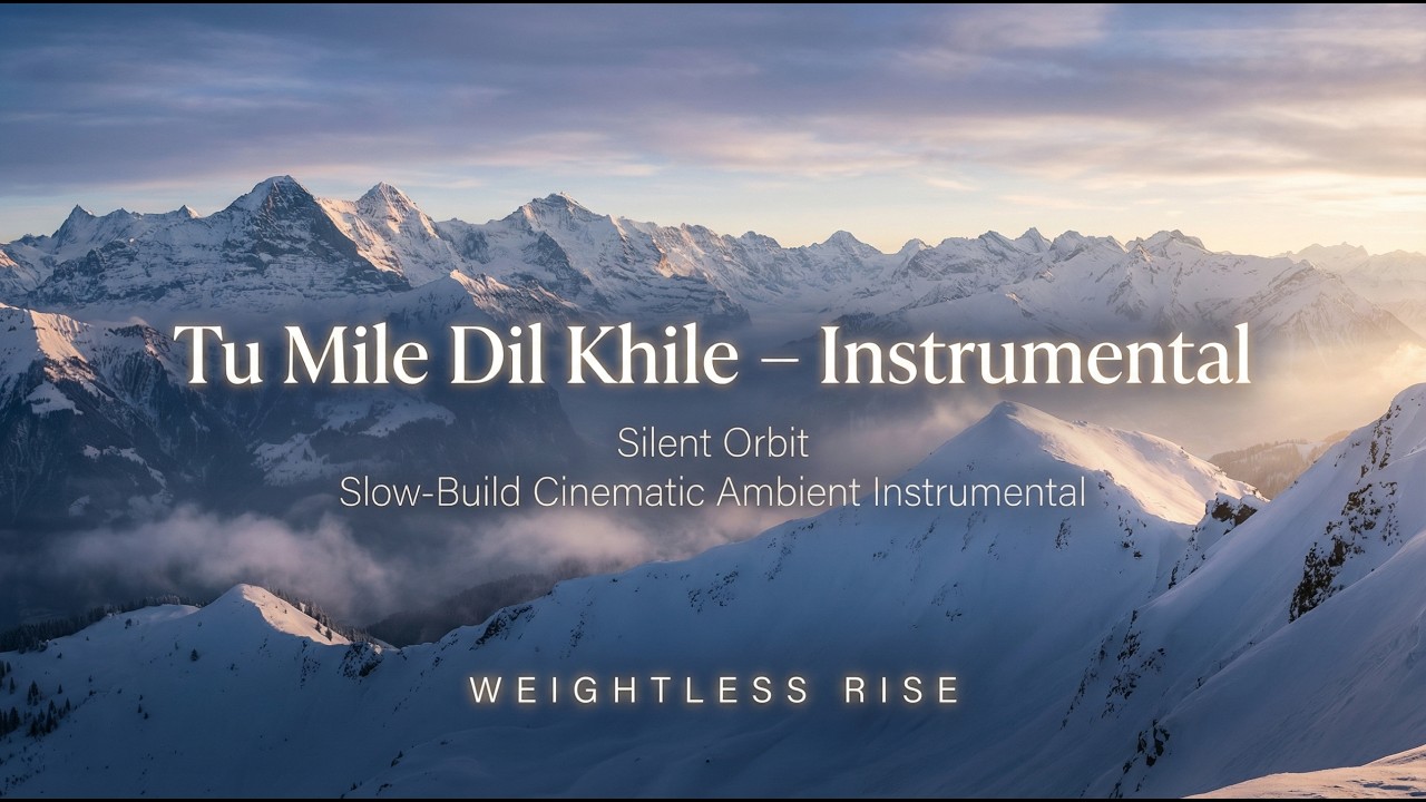 Tu Mile Dil Khile – Instrumental | Slow-Build Cinematic Ambient • Weightless Rise #instrumental