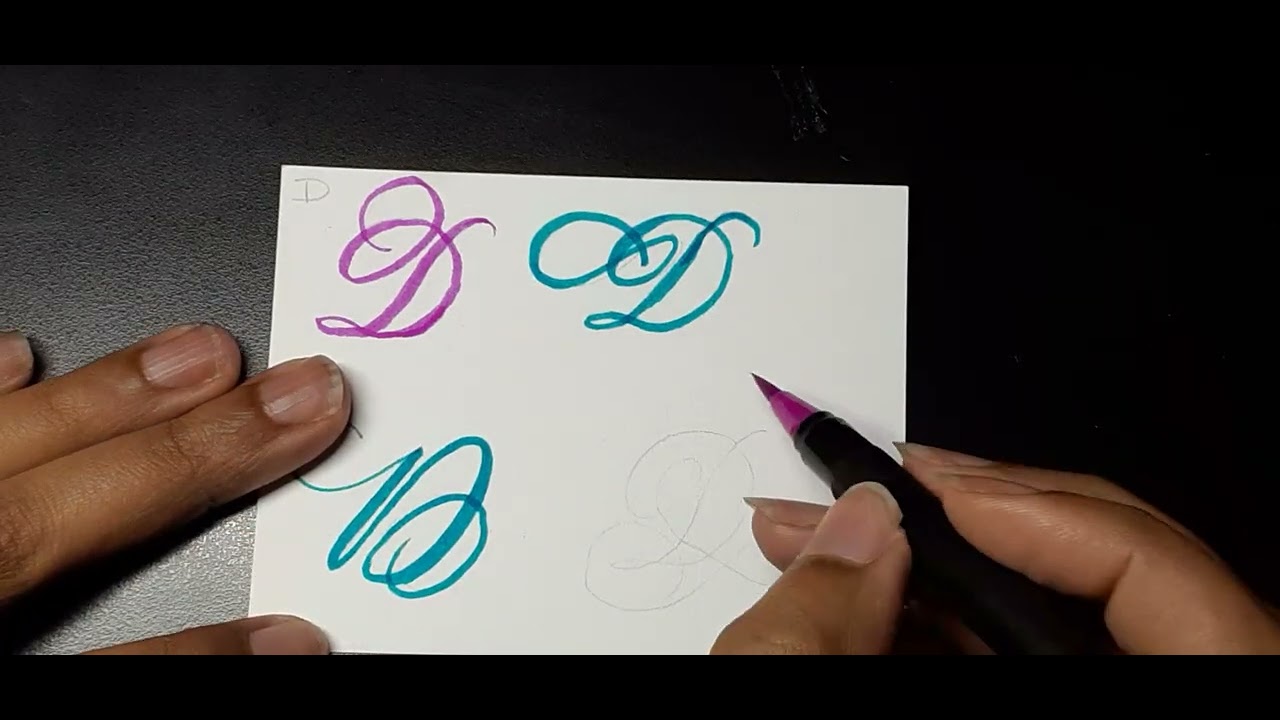 Fancy Letter D ✍