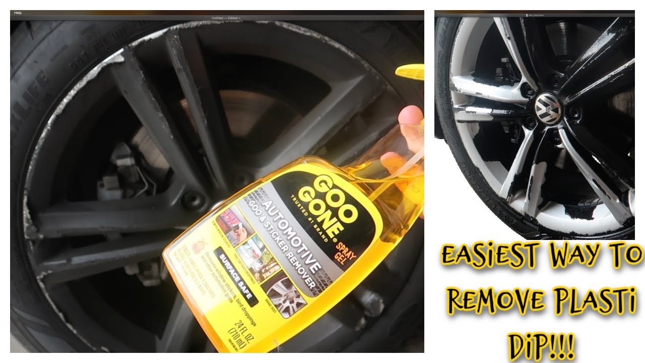 Easiest Way to remove Plasti Dip using Goo Gone!