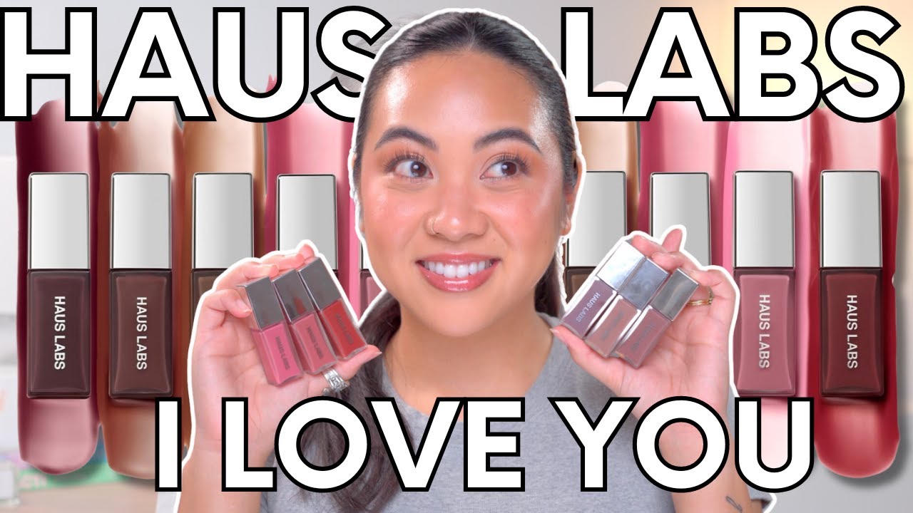 NEW HAUS LABS PHD HYBRID LIP GLAZE PLUMPING GLOSSES | FULL COLLECTION SWATCHED + REVIEWED