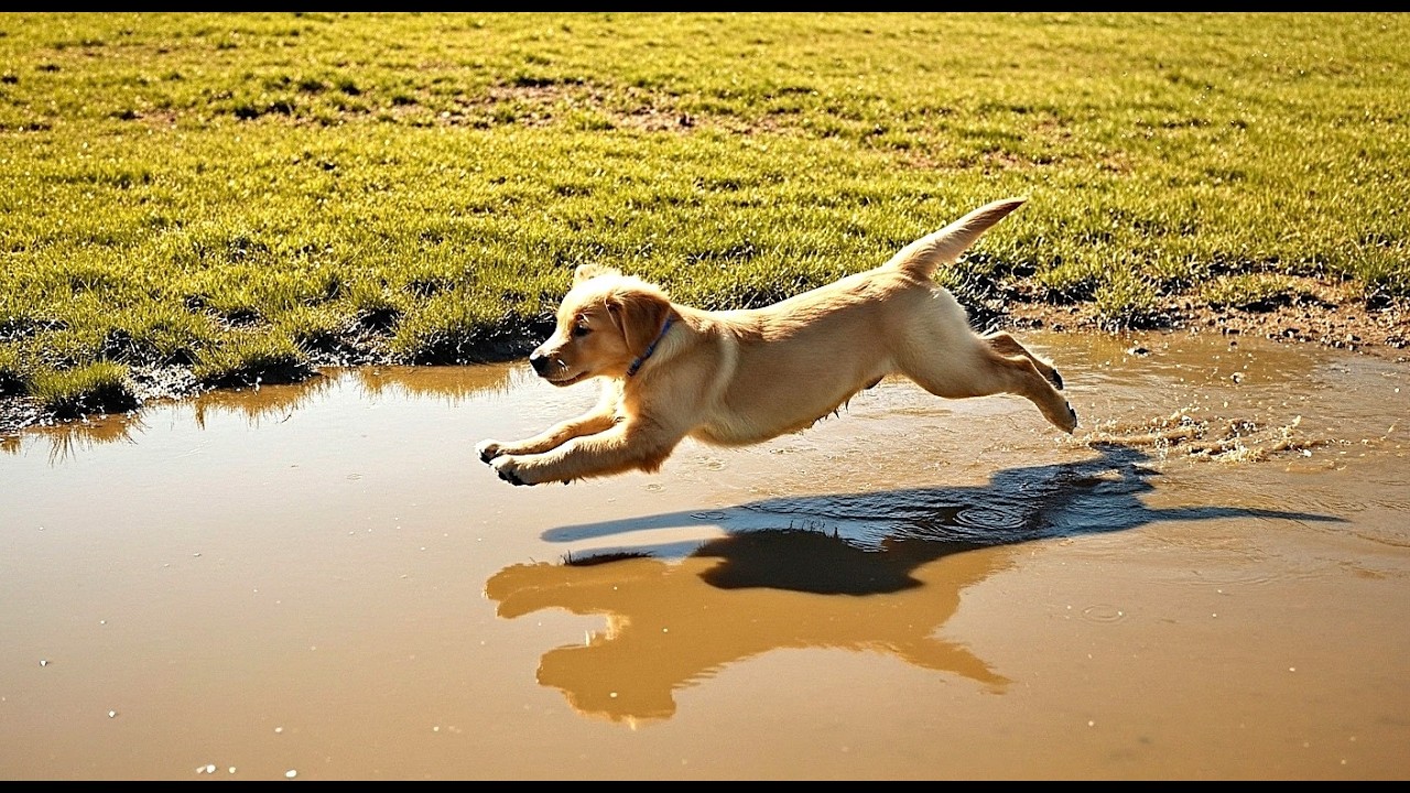 4 Puppies + 1 Mud Puddle = Biggest Mistake Ever
