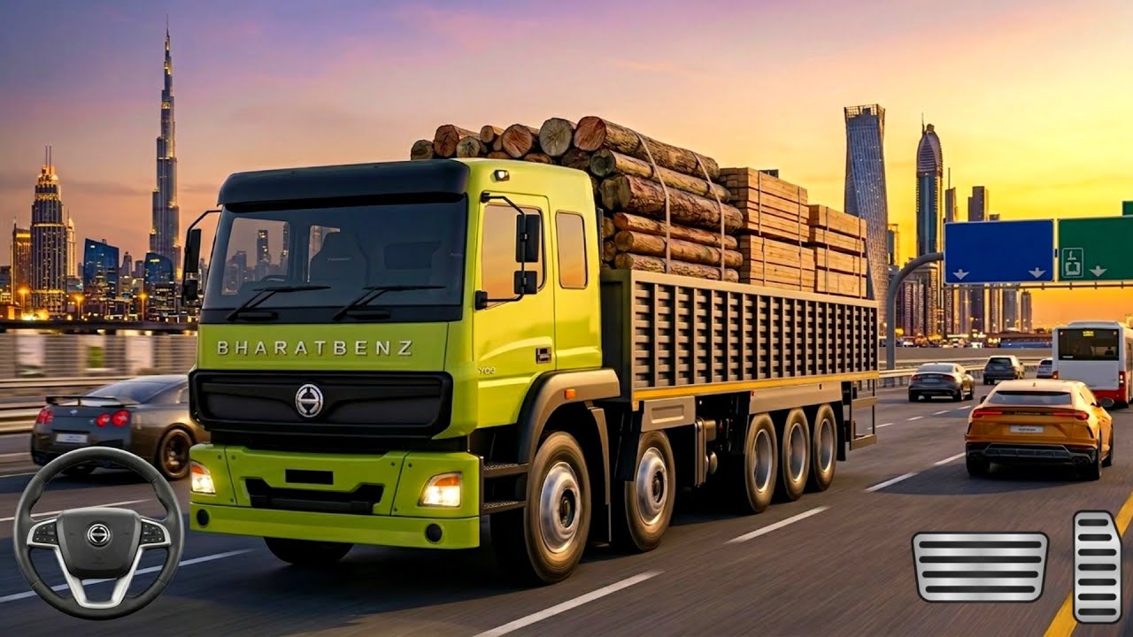 🔥 “Extreme Logs Cargo Delivery in Mega City 😱 | Truck Masters India 