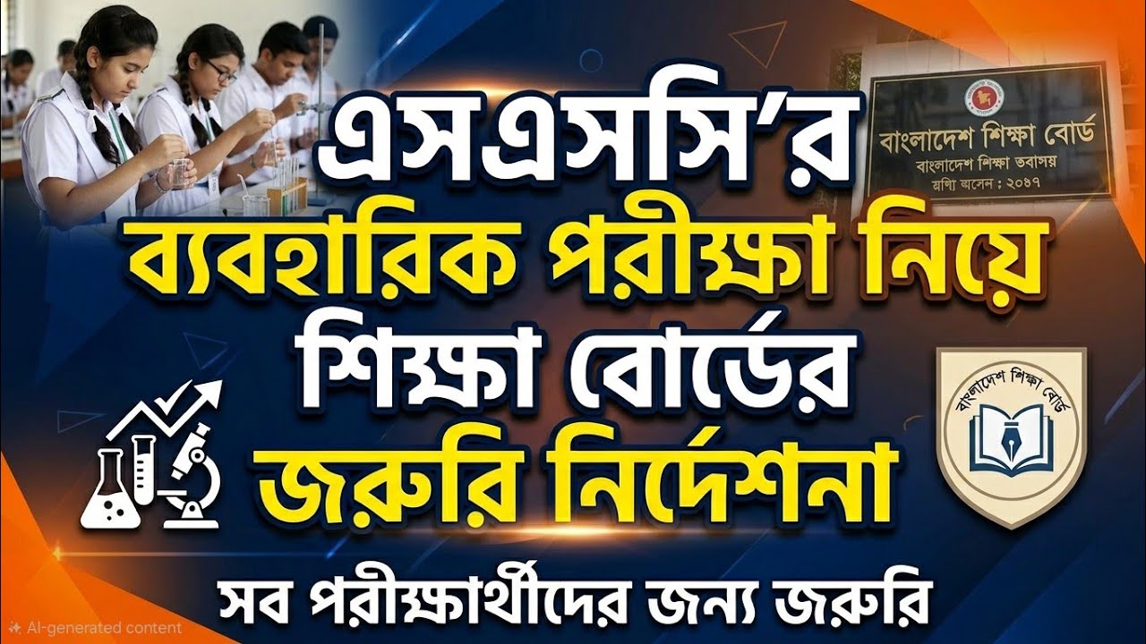 Urgent Instructions from the Education Board Regarding SSC Practical Exams | SSC Practical Exam U...