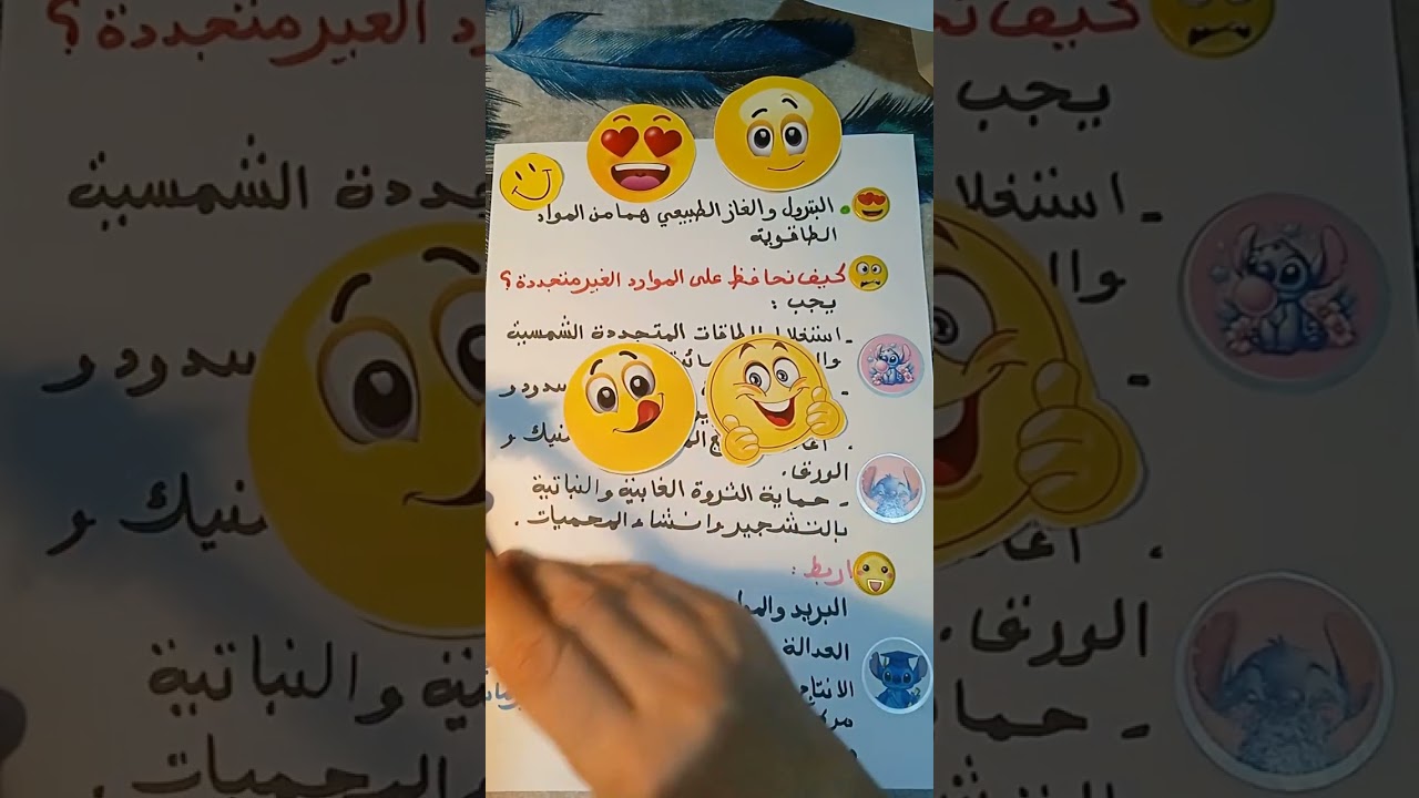 اختبار الجغرافيا الفصل الثاني السنة الرابعة ابتدائي💞🌺