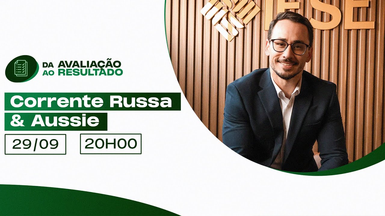 Corrente Russa x Aussie | Prof Ricardo Ávila | 29-09-25 às 20:00