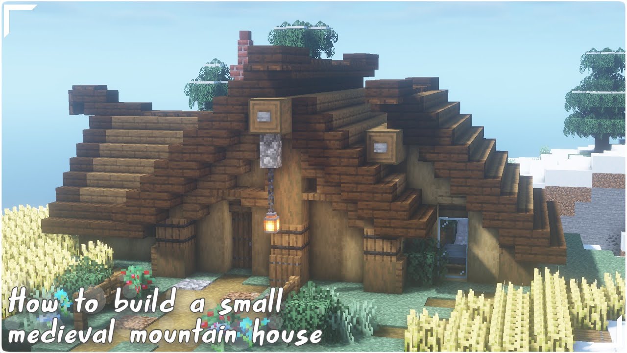 MINECRAFT: Come costruire una piccola casa di montagna medievale