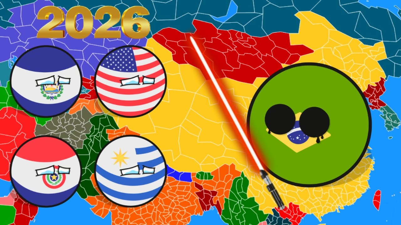 O BRASIL DESTRUIU A FESTA DE ANO NOVO DAS COUNTRYBALLS
