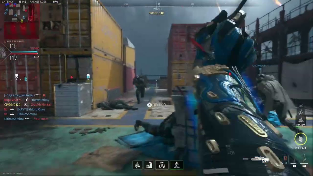 MW2 Merlin gets food after a nasty turn around no scope