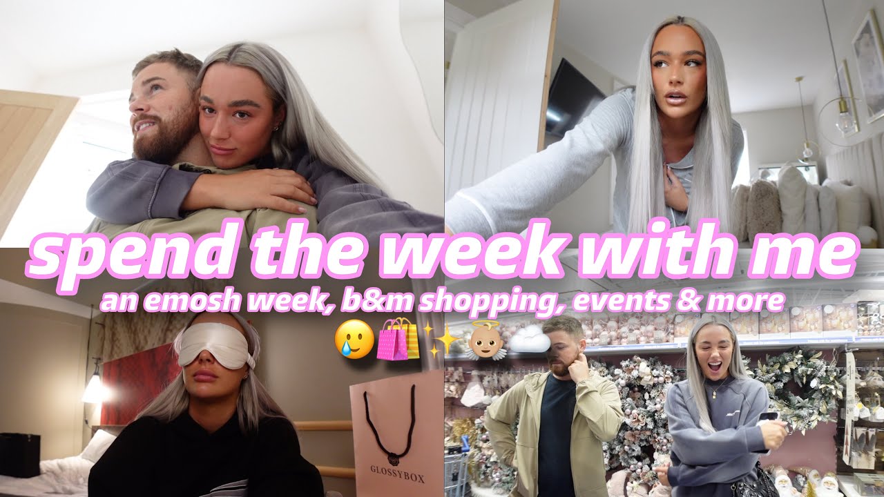 an emosh week 🥲 | spend the week with me!! | b&m Christmas shopping, events & more