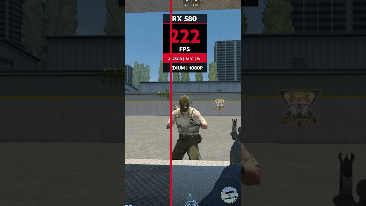 Counter-Strike 2 vs RX 580 | Graphics Comparison