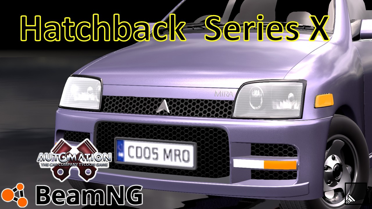 【Automation Al-Rilma + BeamNG】 Hatchback X Series