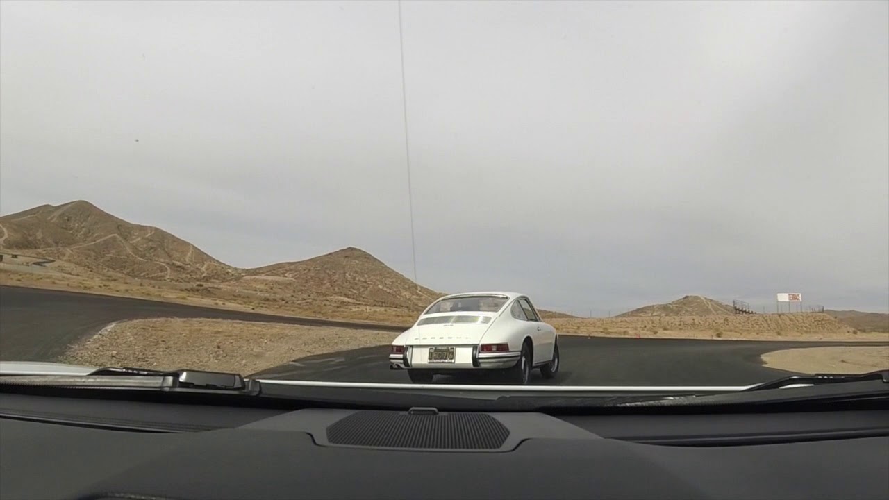 1967 Porsche 912 at The Streets of Willow Springs Raceway. Vintage Porsche