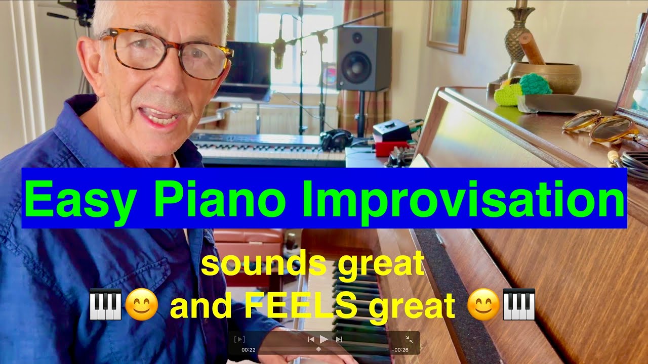 Easy Piano Improvisation | Sounds Great and FEELS great😊🎹