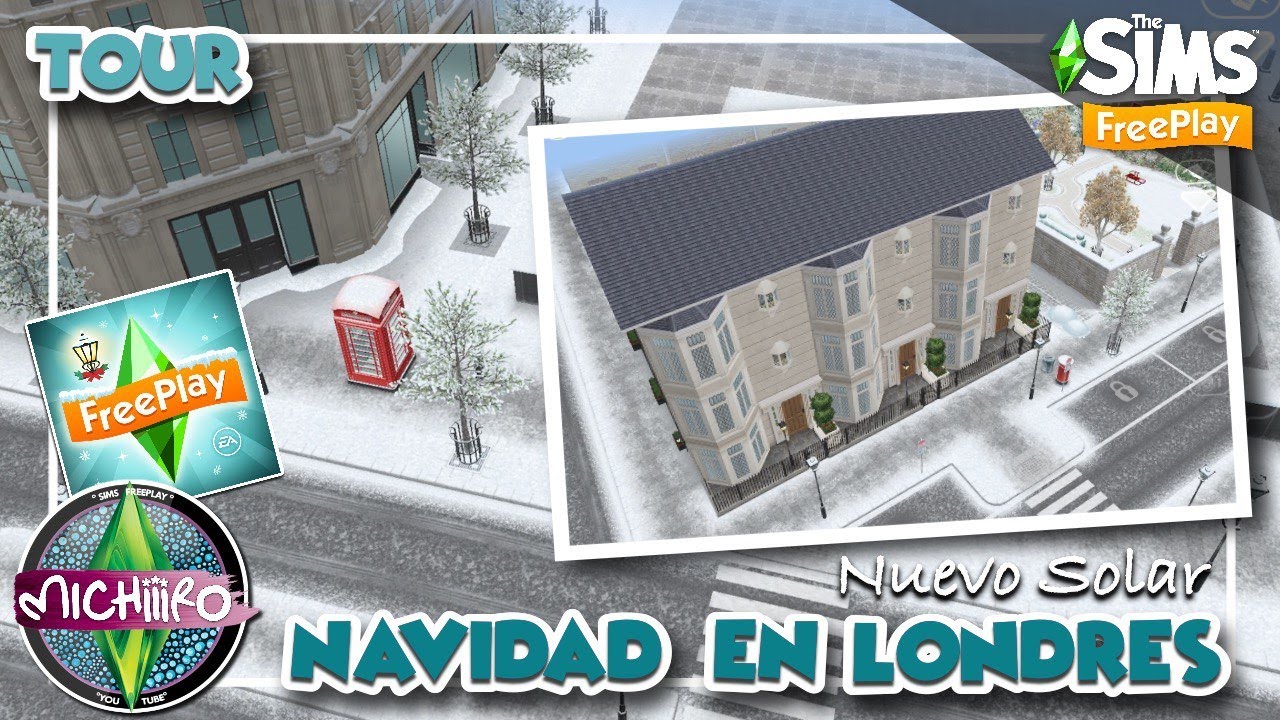 Nuevo solar de Navidad NUNCA ANTES VISTO |🎄| Albión Square |🐻| Sims FreePlay |🌸| Navidad en Londres