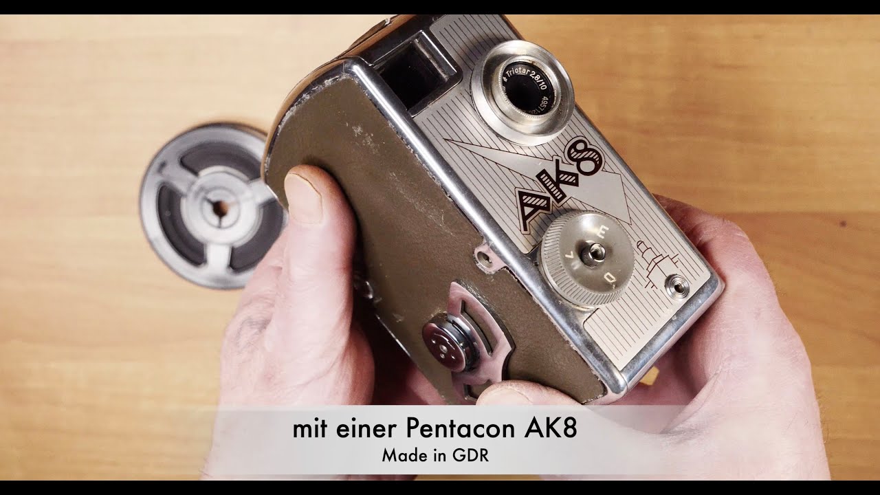 Pentacon AK8 Video Schmalfilmkamera 8mm wie sind Videoaufnahmen vor 60 Jahren entstanden