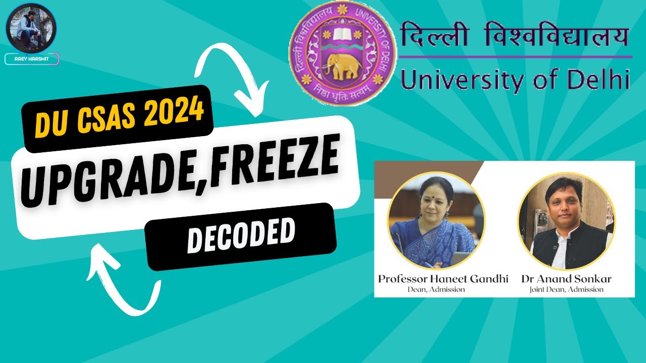 DU CSAS UPGRADE ||FREEZE ||WITHDRAW PROCESS 2024