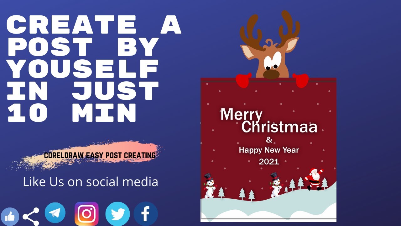 Merry Christmas 2020 New Post Design For Social Media