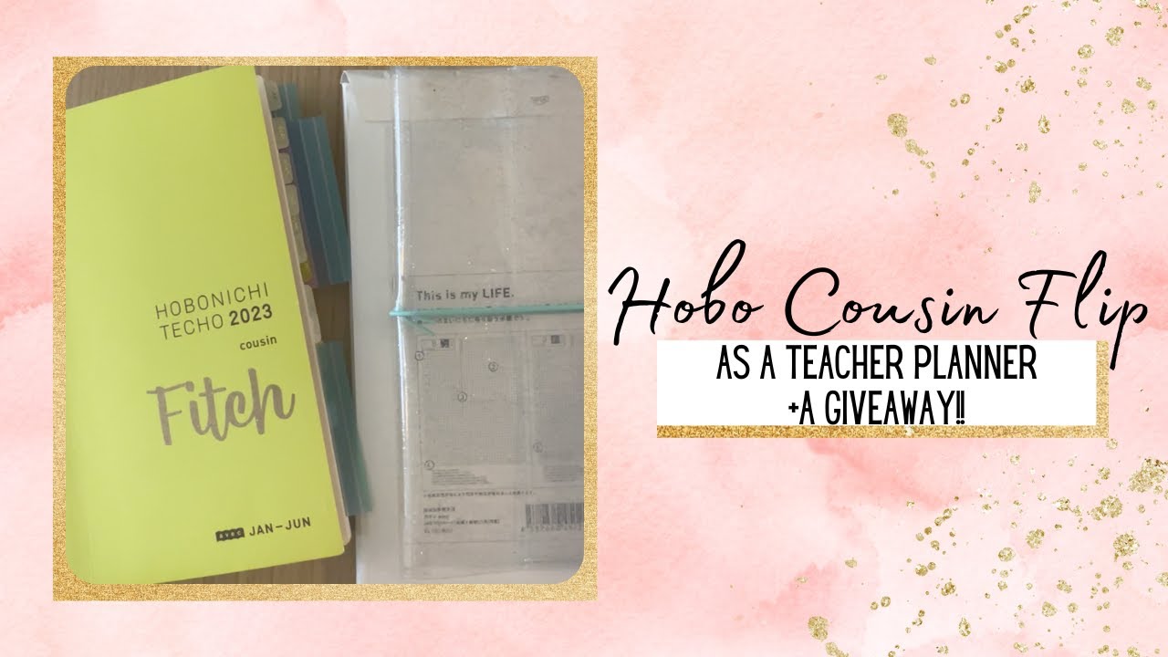 Hobonichi Cousin Avec Flip Through | As a Teacher Planner | & Giveaway!!