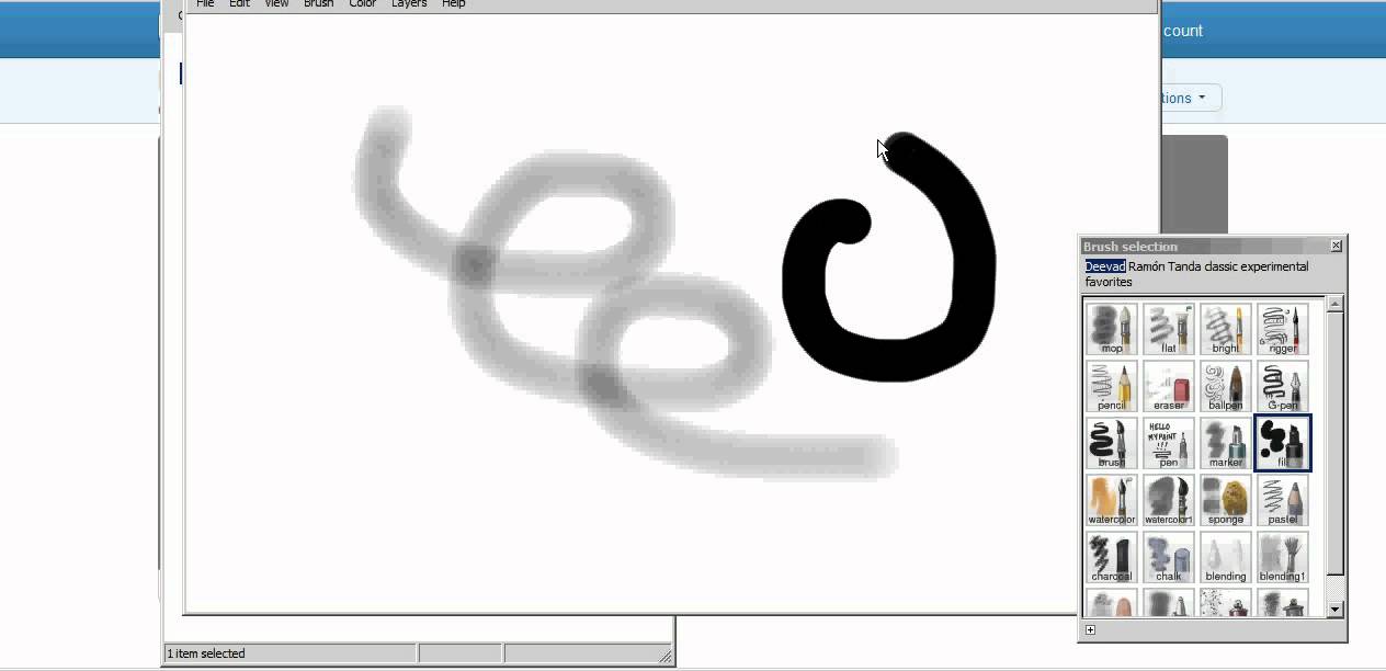 MyPaint - Test program