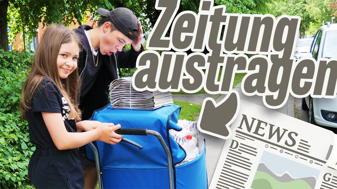 🤑So verdient man auch Geld: Zeitung!📰 // Vlog
