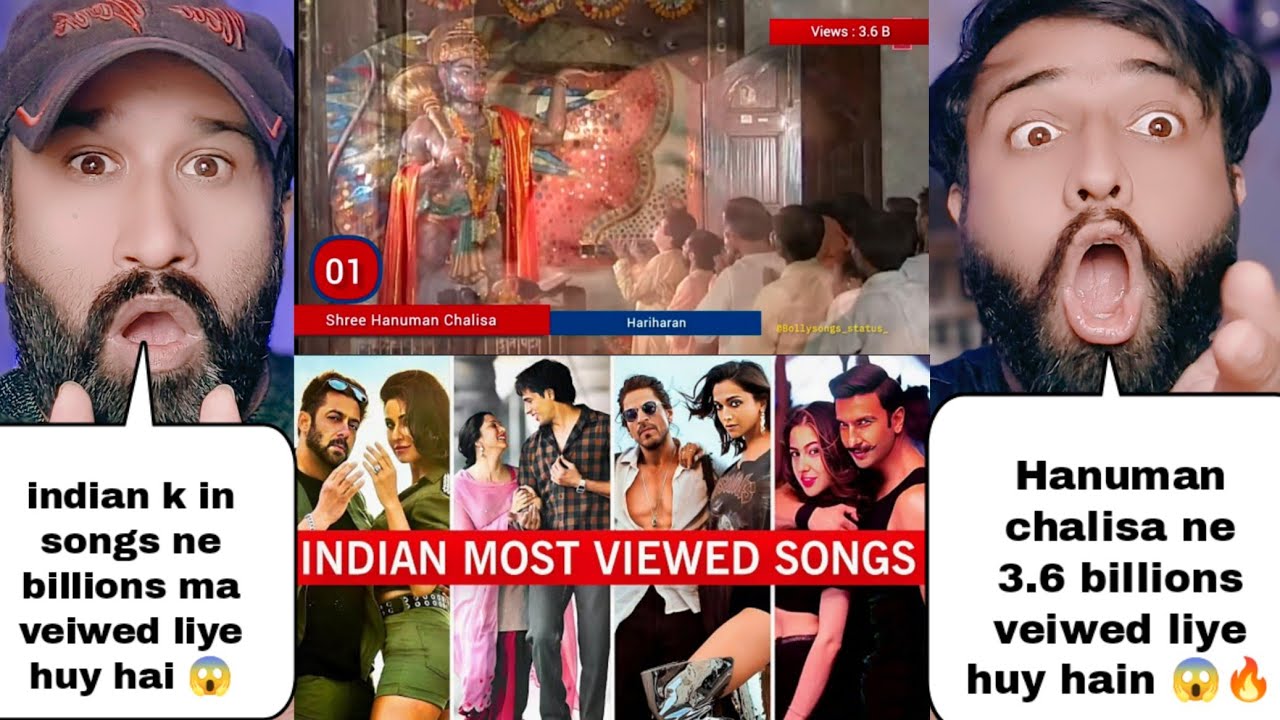 Top 50 Most Veiwed Indian Songs On Youtube 2024 | Pakistani Reaction |