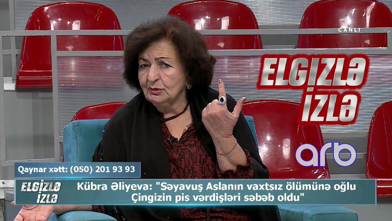 Kübra Əliyeva Səyavuş Aslanın oğlu haqqında: Ölümü haqqdır - Elgizlə İzlə