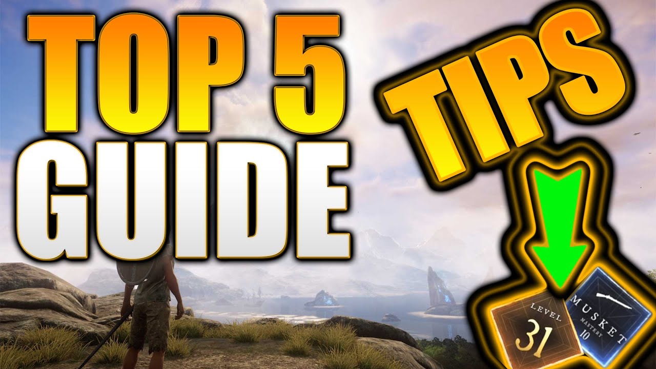 New World MMO - Top 5 Beginners Guide Tips in 2021 - How to Progress Faster in New World in 2021!