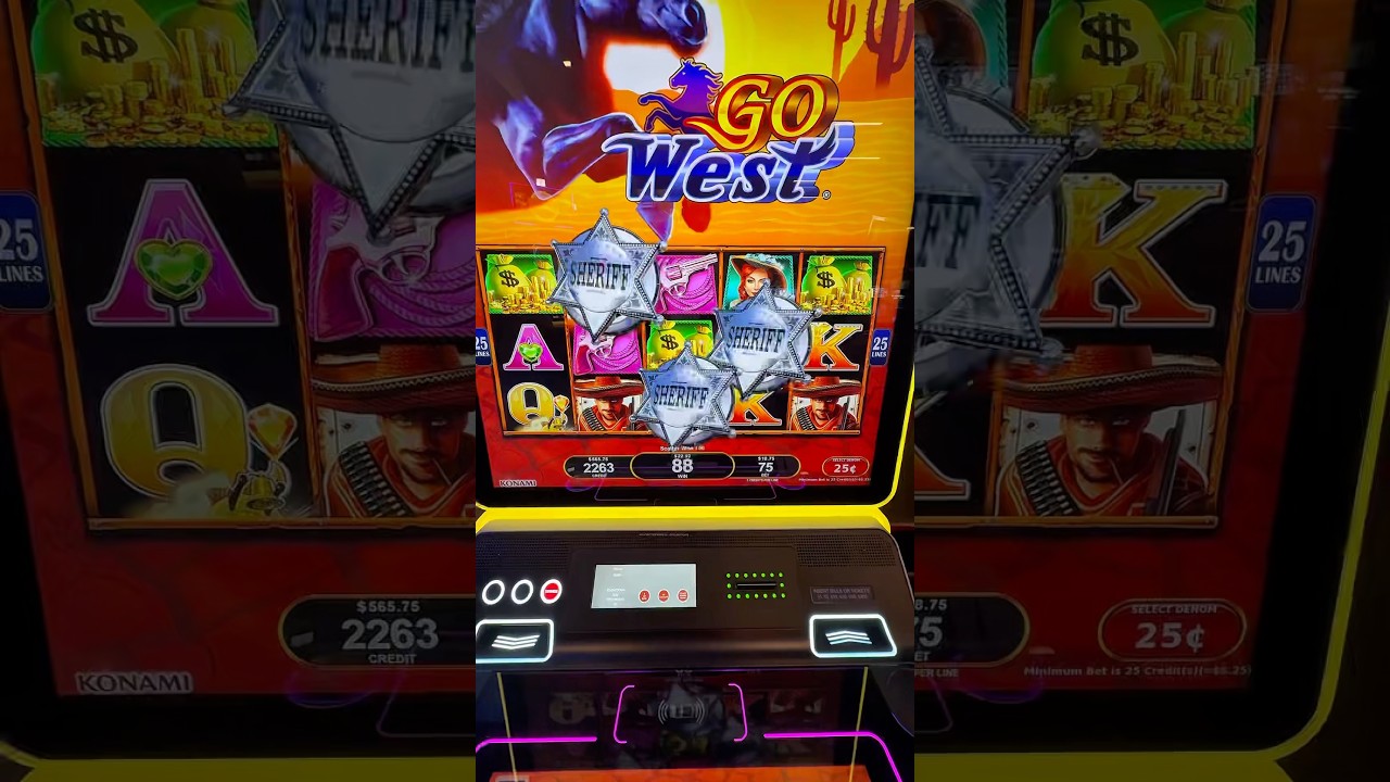 Hitting an INSANE bonus on All Aboard Go West at $18.75 a spin!! #slots #casino #gambling #slot