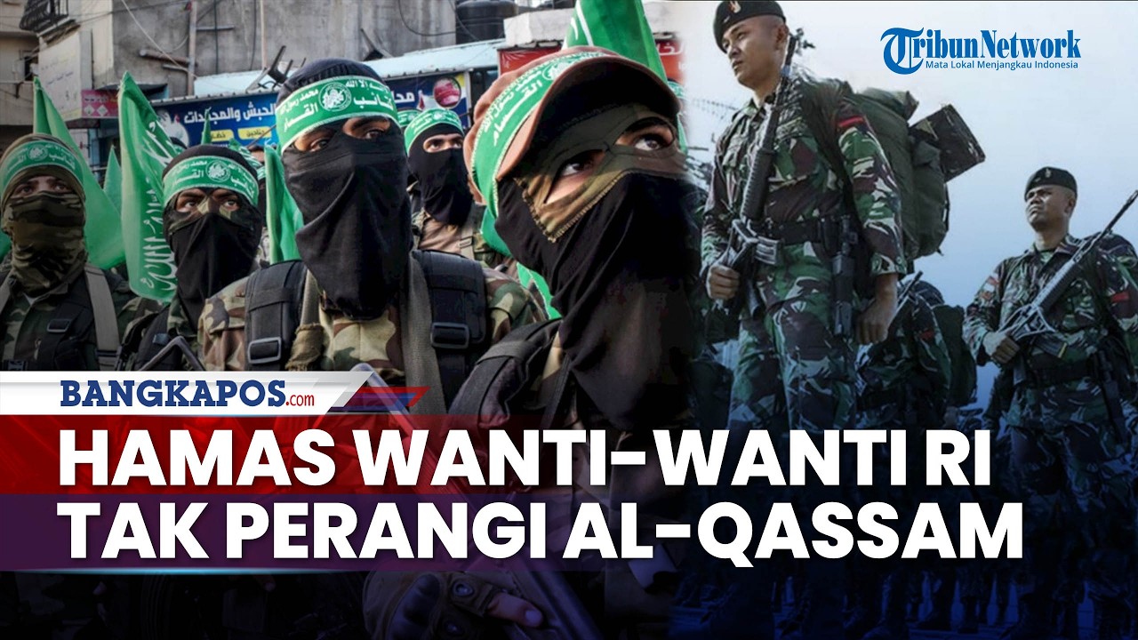 Hamas Hubungi Indonesia soal Rencana TNI Dikerahkan ke Gaza, Wanti wanti Tak Perangi Al Qassam