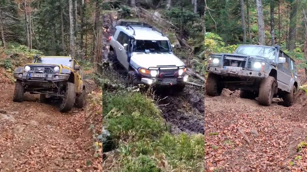 Jeep Wrangler vs Toyota FJ Cruiser vs Nissan Patrol