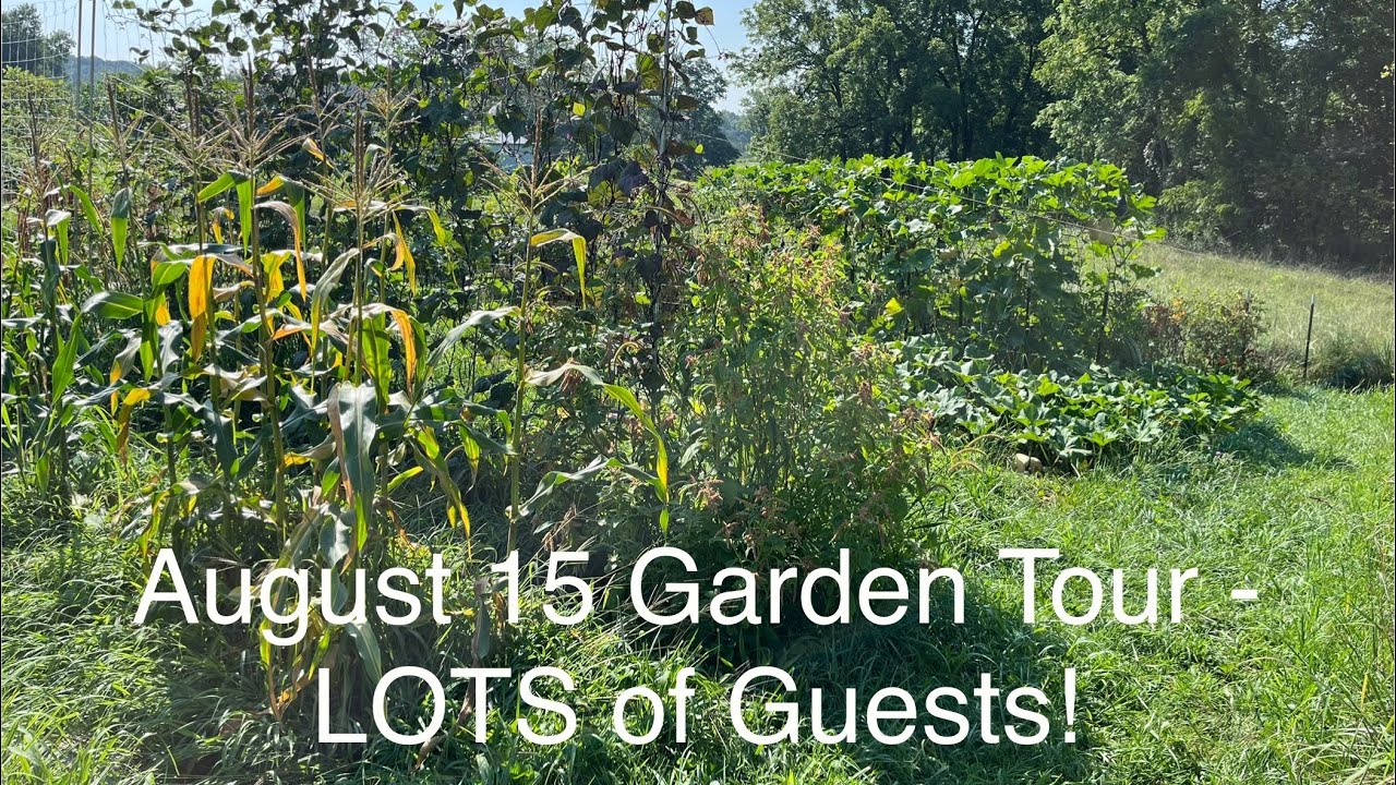 August 15th Garden Tour - LOTS of guests! 