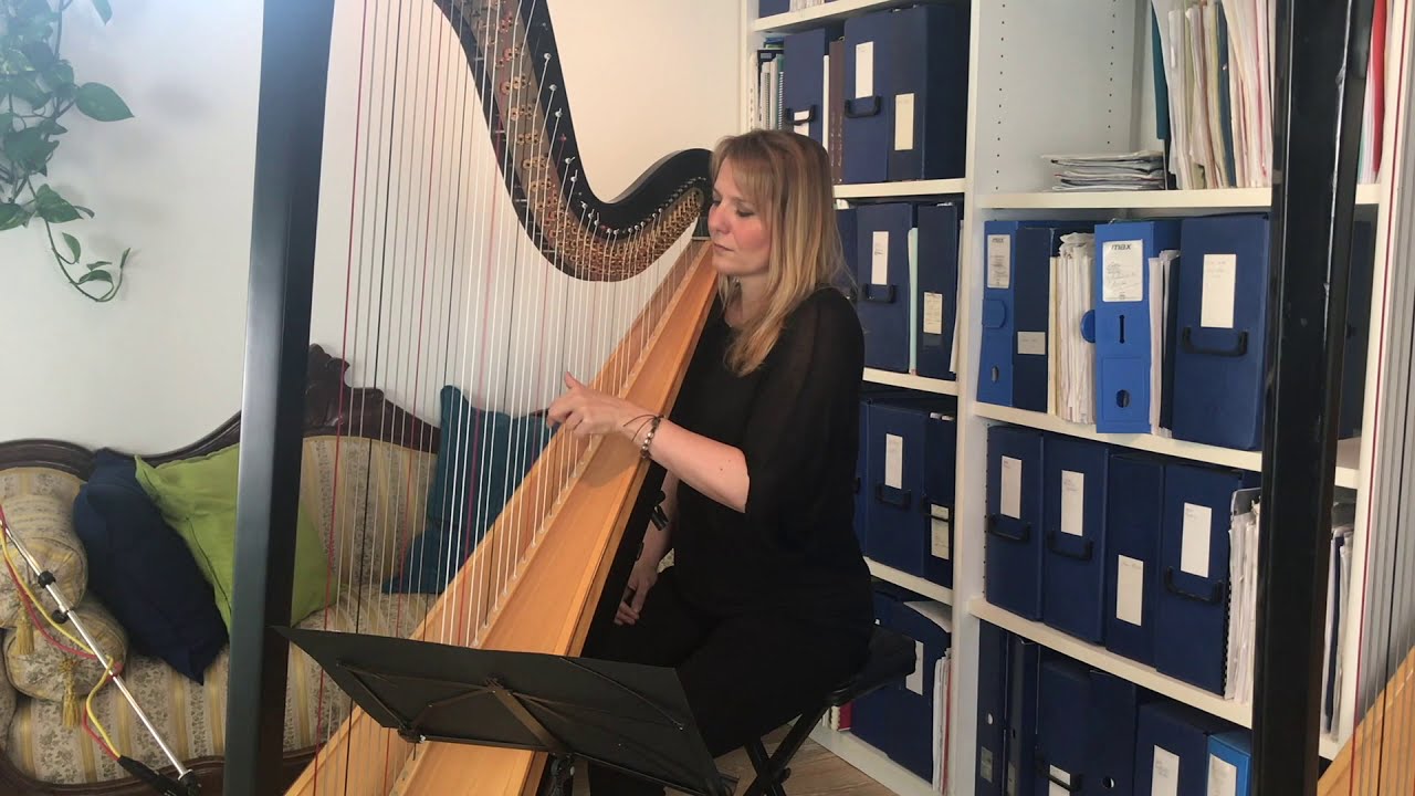 Astor Piazzolla Oblivion for Harp - Floraleda Live from Home