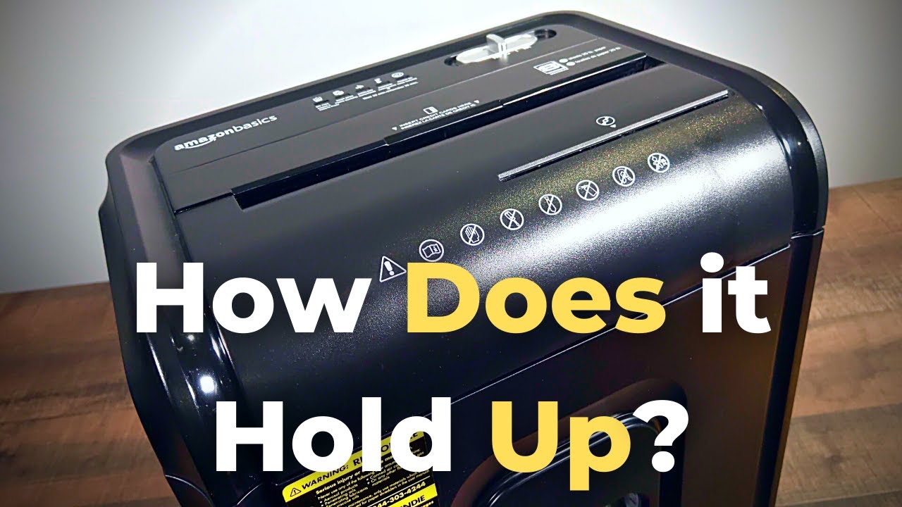 Amazon Basics 8-Sheet Micro-Cut Shredder Review