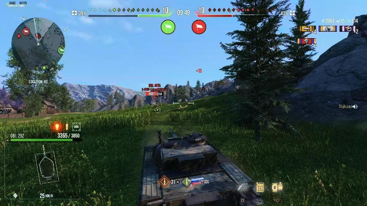 World of Tanks OBJ-292 In Overpowered enemy bots algorithm advantaged gameplay