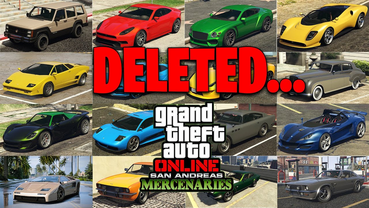 WHAT!? Rockstar Just REMOVED 186 Vehicles From GTA Online, Maybe Forever...