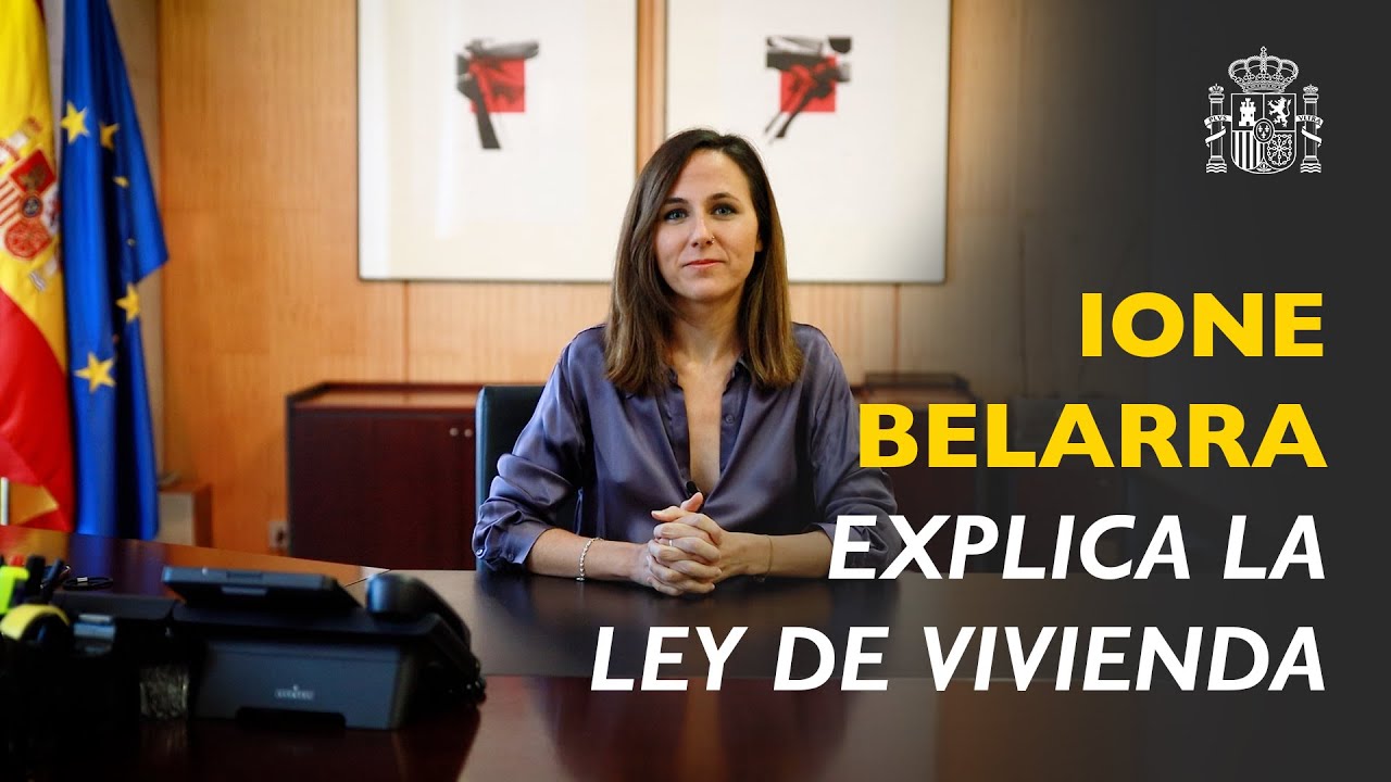 Ione Belarra explica la futura Ley de vivienda