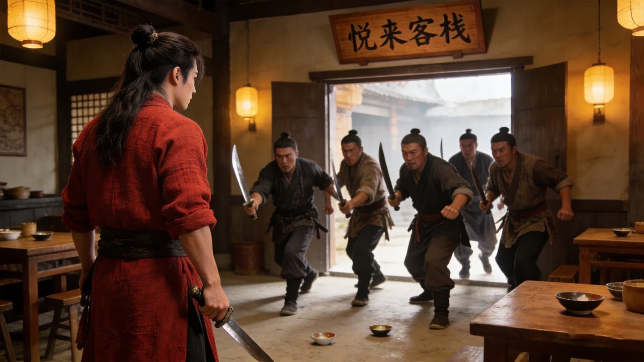 江湖杀手伏击囚犯，哪料囚犯竟是功夫高手，直接反杀他们！#drama #kungfu #中国电视剧