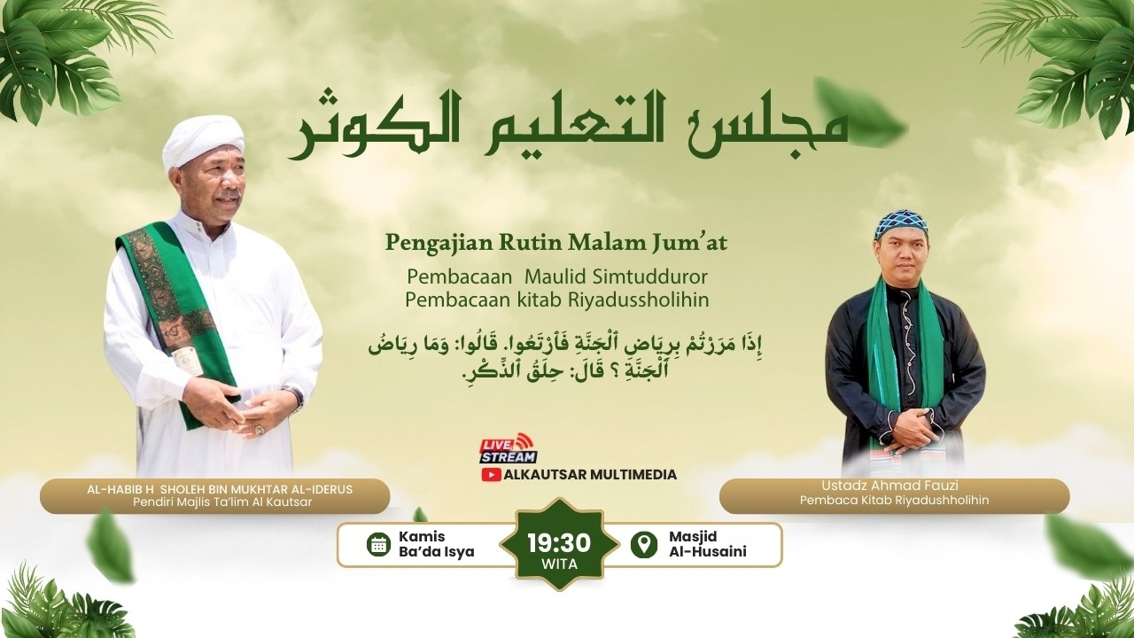 🔴LIVE - MAJLIS TA'LIM AL-KAUTSAR | MASJID AL-HUSAINI | KAMIS 05 FEBRUARI 2026