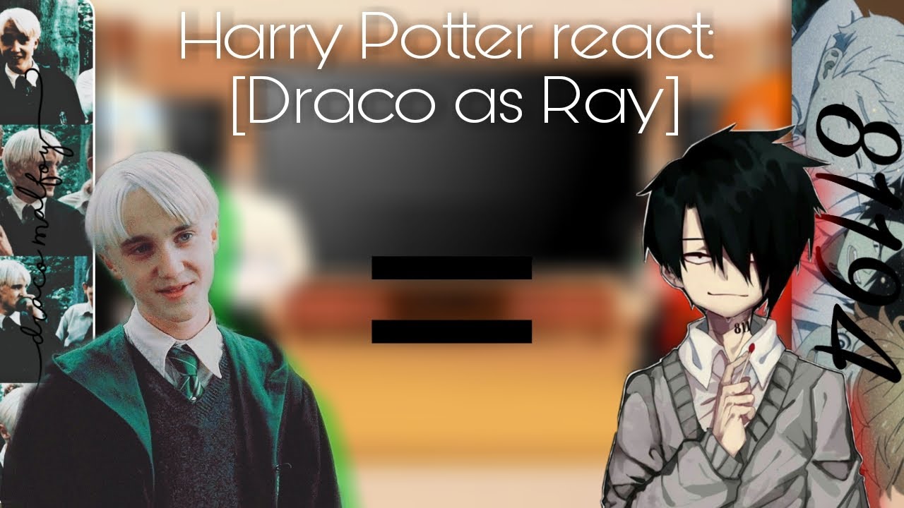 Harry Potter react: [Draco as Ray] [Harco, Norray]