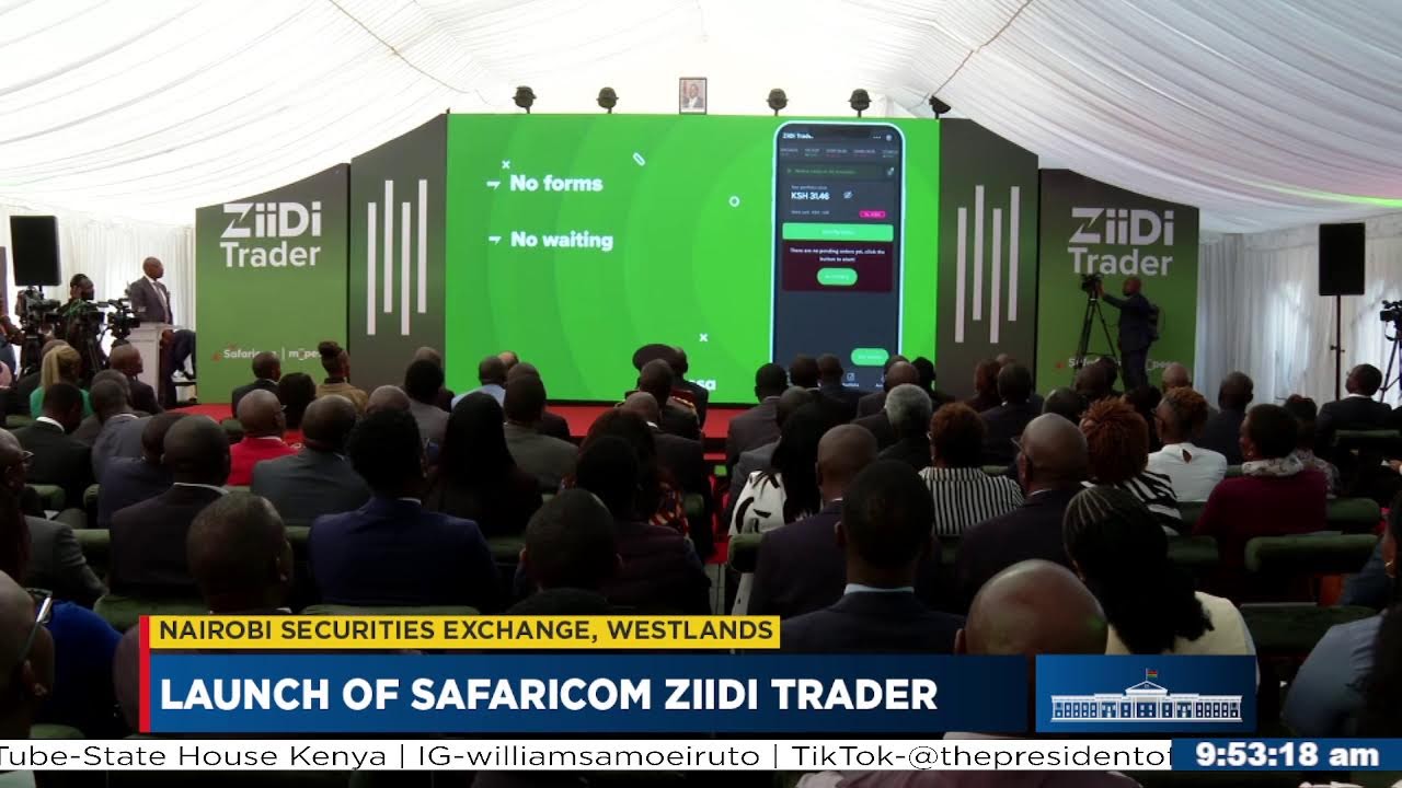 Launch of Safaricom Ziidi Trader, Nairobi Securities Exchange, Westlands