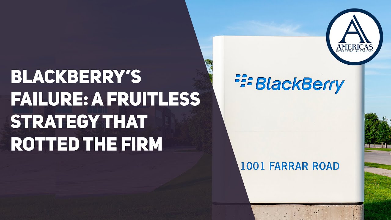 How to keep your company competitive in the market: Blackberry Case Study