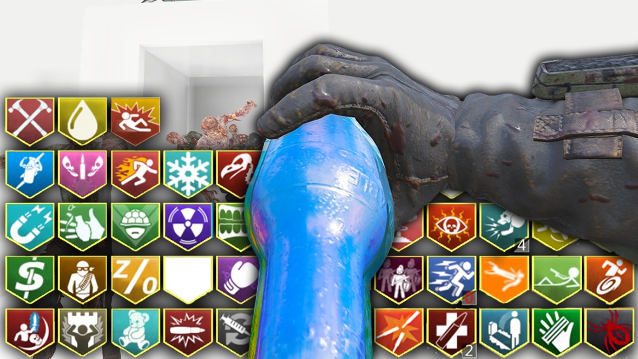 50+ PERKS on the Worlds SMALLEST zombies Map