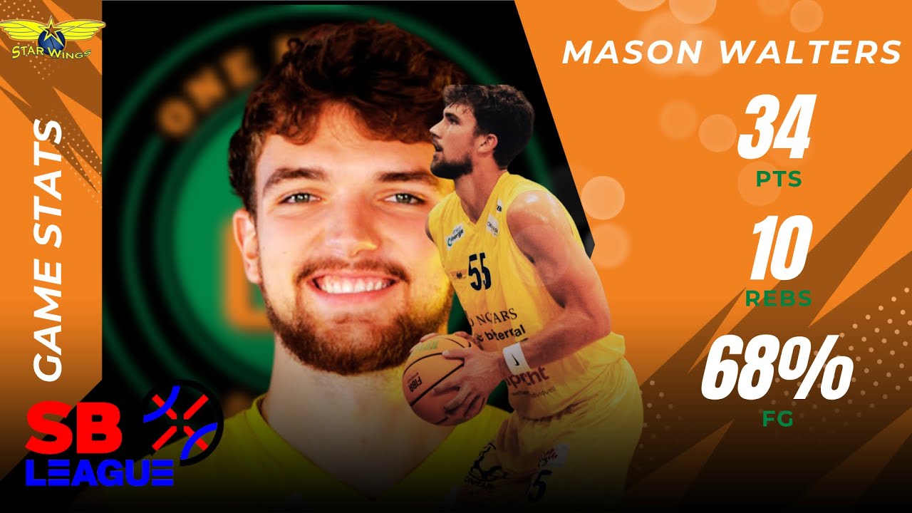 Mason Walters GOES OFF | 34 PTS, 10 REB, 68% FG | Complete Scoring Performance