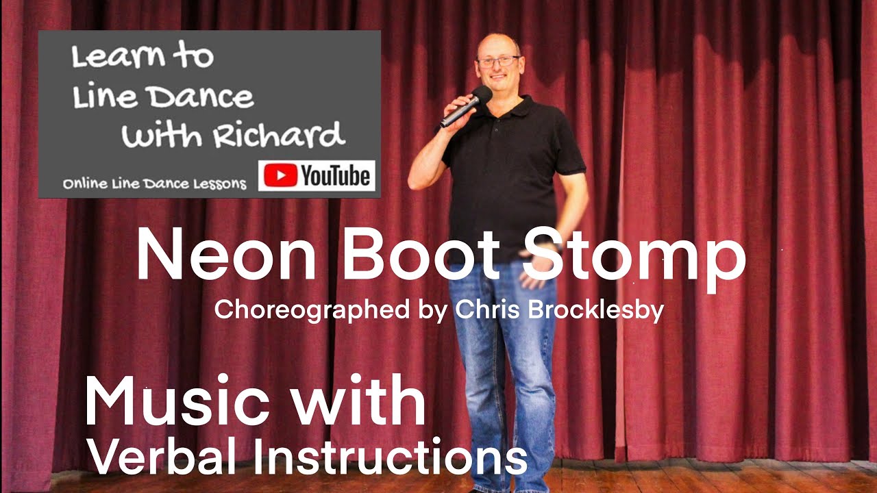Урок 130 по улучшению техники танца — Neon Boot Stomp — Часть 2 — Музыка с устными инструкциями