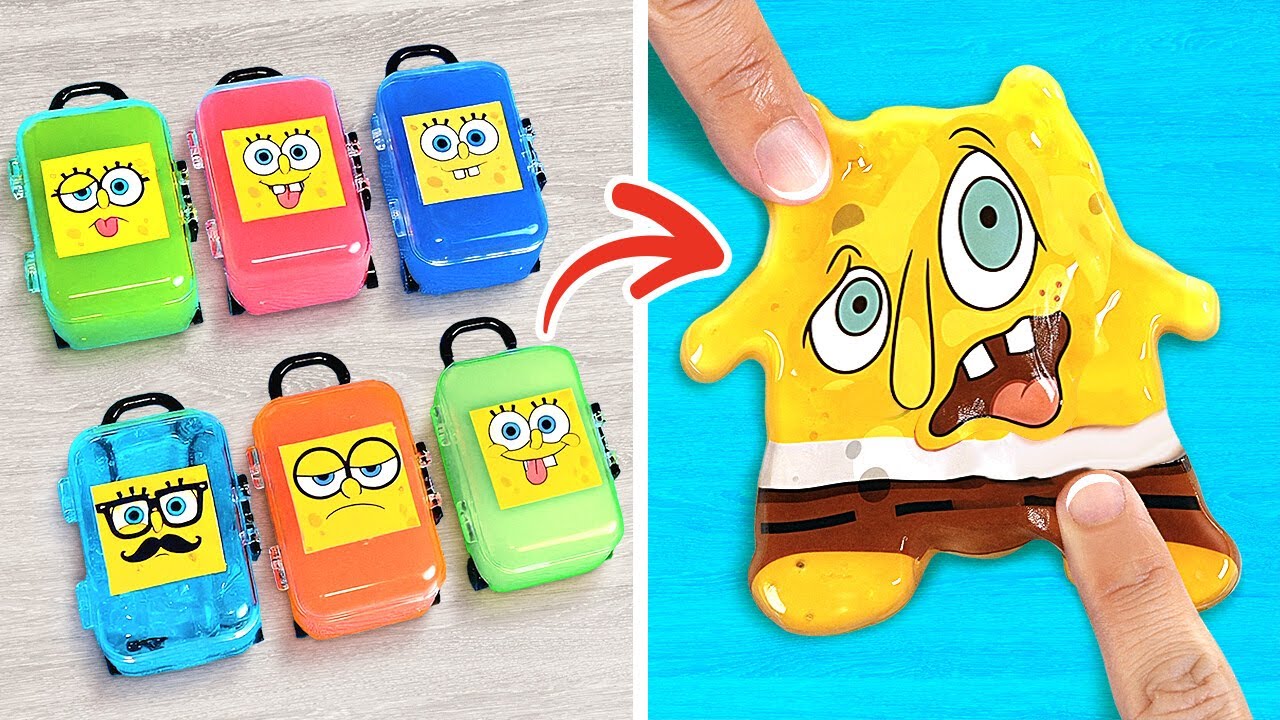 Slimy SpongeBob Melted 🙀 *Satisfying ASMR Fidgets From Bikini Bottom*