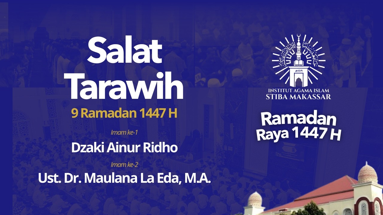 📡 LIVE - SALAT TARAWIH 9 RAMADAN 1447 H