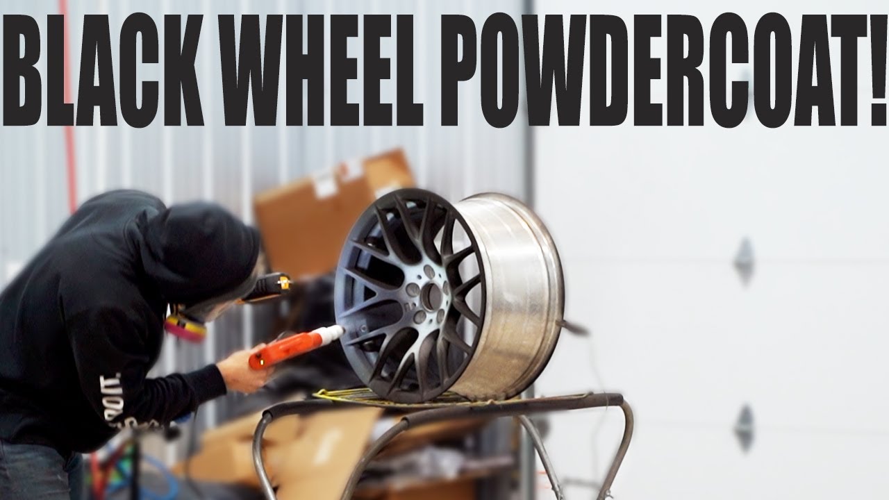 Powder Coating the BMW M3 Wheels!